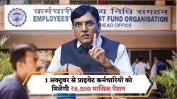 लाखों प्राइवेट कर्मचारियों के लिए खुशखबरी: 1 अक्टूबर 2025 से ₹8,500 पेंशन की शुरुआत, EPS-95 हाइक को मंजूरी